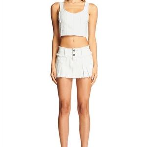 I Am Gia Skylar Skirt in White